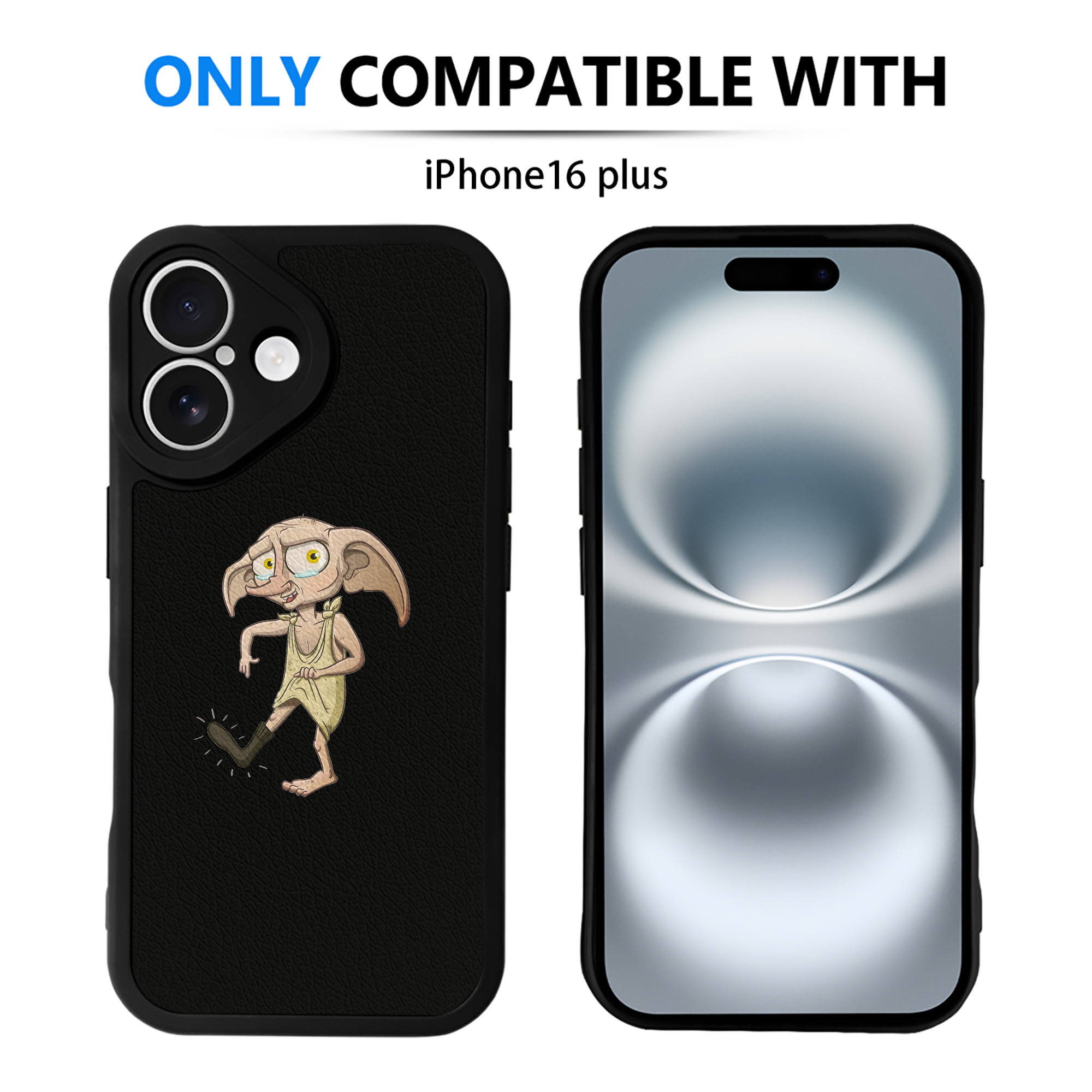 （画像用） Harry Potter ハリー・ポッターシリーズ 【iPhone 16シリーズ対応】シリコンスマホケース（レザー調） 材質：シリコン